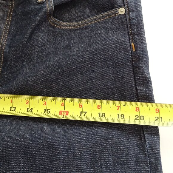 Everlane Mid Rise Skinny Denim Jeans Men Size 32 Regular Dark Wash Blue - Picture 7 of 10